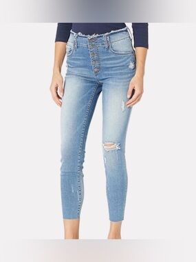 KUT FROM THE KLOTH Connie High Rise Ankle Skinny EUC